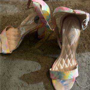 Forever 21 Pink and Yellow Heels